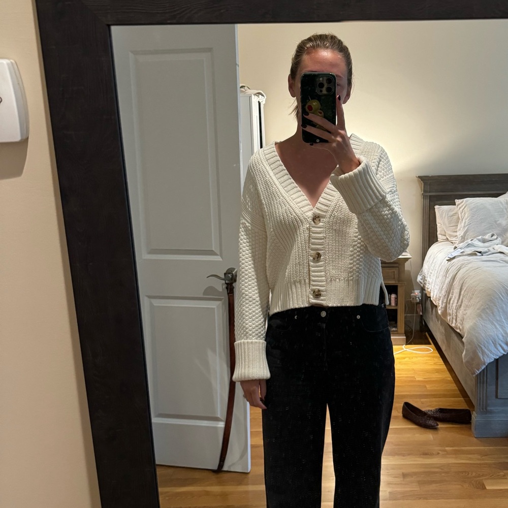 Abercrombie cotton blend cardigan